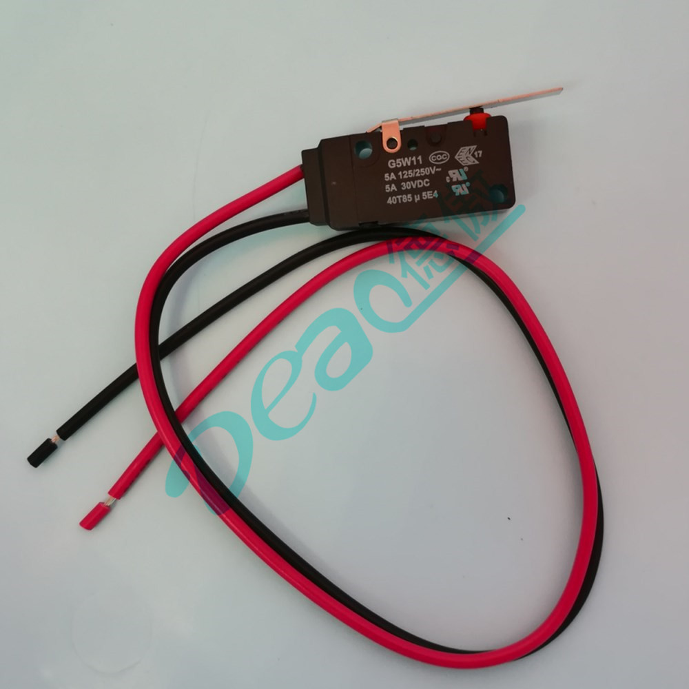 帶壓桿帶線材防水微動(dòng)開(kāi)關(guān)